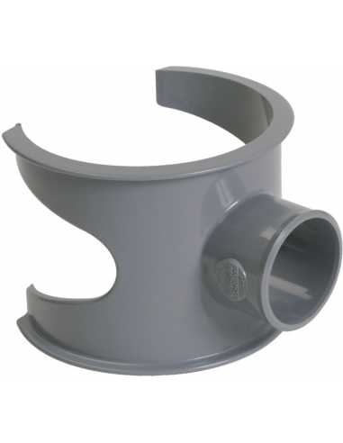 Manchon de dilatation pour canalisations d'allure horizontale -  Mâle/Femelle - ø 40 mm - Gris