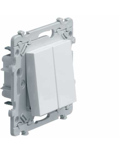 Double va et vient ESSENSYA.                                                                                                                                                                             ELECTRICITE HABITAT APPAREILLAGE et MODULAIRE ULTRA TERMINAL HAGER