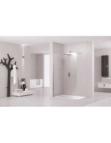 Paroi LUNES H fixe                                                                                                                                                                                       SANITAIRE DOUCHE PAROIS DE DOUCHE NOVELLINI FRANCE