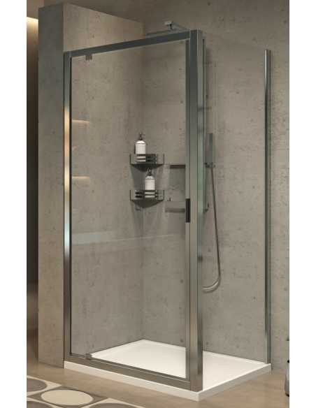 Paroi LUNES 2.0 F fixe en retour                                                                                                                                                                         SANITAIRE DOUCHE PAROIS DE DOUCHE NOVELLINI FRANCE