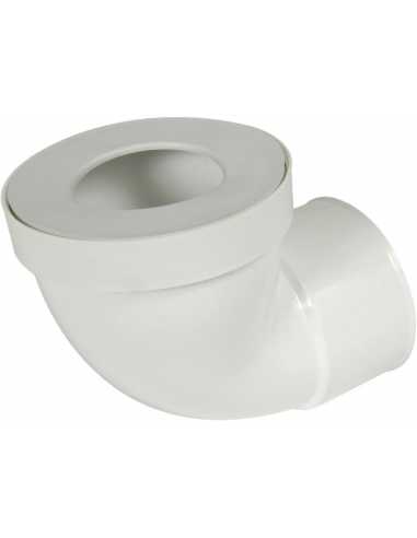 Pipe courte coudée femelle pour WC                                                                                                                                                                       SANITAIRE EQUIPEMENT SANITAIRE EQUIPEMENT WC NICOLL SAS