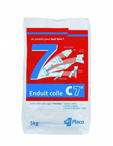 Enduit colle multifonction PLACOPLATRE                                                                                                                                                                   MATERIAUX PLATRERIE COLLE POUR DOUBLAGE PLACOPLATRE SA