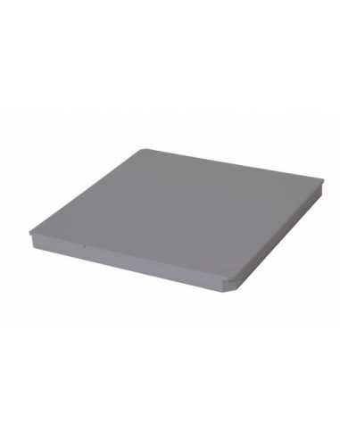 Couvercle pour regard pluvial 25x25 gris                                                                                                                                                                 PLASTIQUE POUR BATIMENT EQUIPEMENT DE SOL ACCESSOIRES BETON