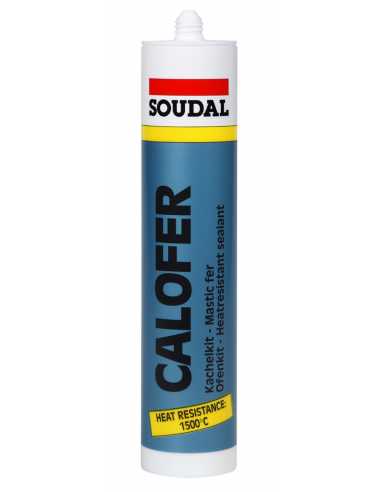 Mastic-colle réfractaire CALOFER                                                                                                                                                                         CONSOMMABLES CONSOMMABLES COLLES SOUDAL SAS