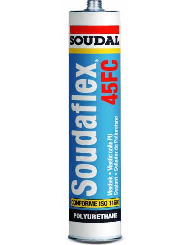 Mastic-colle SOUDAFLEX 45FC                                                                                                                                                                              CONSOMMABLES CONSOMMABLES COLLES SOUDAL SAS