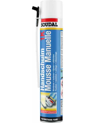 Mousse PU manuelle                                                                                                                                                                                       CONSOMMABLES CONSOMMABLES COLLES SOUDAL SAS