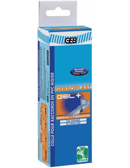 Colle PVC GEBSOPLAST GEL PLUS                                                                                                                                                                            CONSOMMABLES CONSOMMABLES CONSOMMABLE GEB S.A.S.