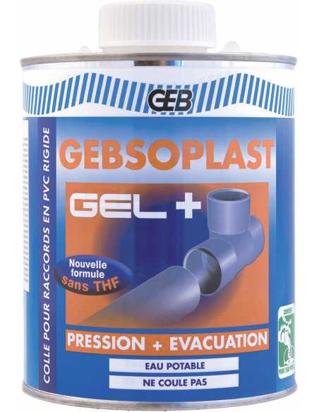 Colle PVC GEBSOPLAST GEL PLUS                                                                                                                                                                            CONSOMMABLES CONSOMMABLES CONSOMMABLE GEB S.A.S.