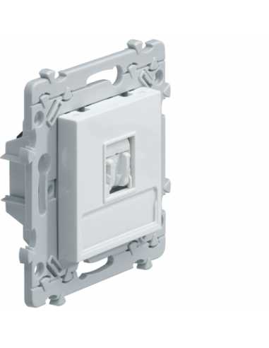 Prise informatique RJ45 catégorie 6 STP ESSENSYA.                                                                                                                                                        ELECTRICITE HABITAT APPAREILLAGE et MODULAIRE ULTRA TERMINAL HAGER HAGER SAS