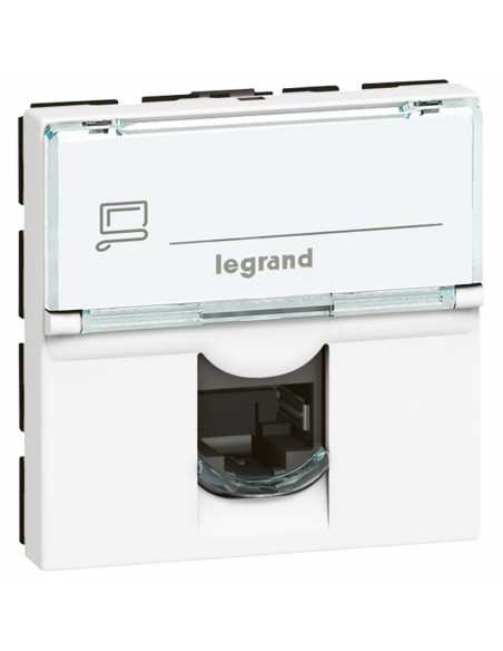 Prise RJ45 PRMOSAIC                                                                                                                                                                                      ELECTRICITE HABITAT APPAREILLAGE et MODULAIRE ULTRA TERMINAL LEGRAND ELECTIS