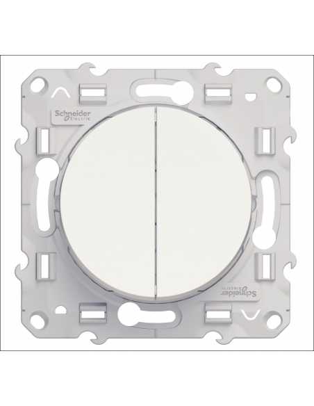 Double poussoir ODACE                                                                                                                                                                                    ELECTRICITE HABITAT APPAREILLAGE et MODULAIRE ULTRA TERMINAL SCHNEIDER SCHNEIDER ELECTRIC FRANCE SAS