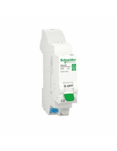 Disjoncteur modulaire RESI9 XE -1P+N - courbe C - embrochable                                                                                                                                            ELECTRICITE HABITAT APPAREILLAGE et MODULAIRE MODULAIRE SCHNEIDER SCHNEIDER ELECTRIC FRANCE SAS