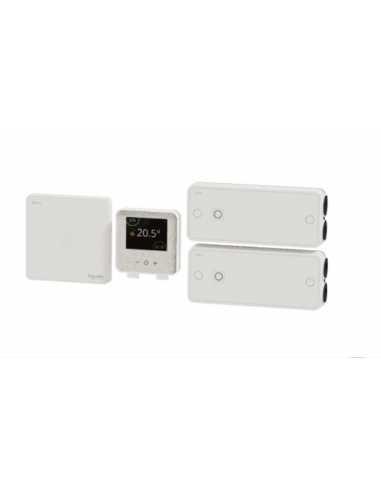 Kit thermostat connecté chauffage électrique                                                                                                                                                             ELECTRICITE HABITAT APPAREILLAGE et MODULAIRE MODULAIRE SCHNEIDER SCHNEIDER ELECTRIC FRANCE SAS