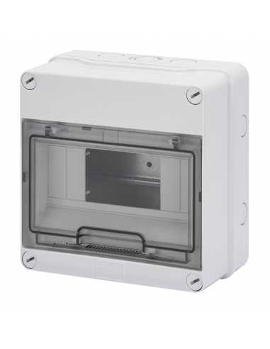 Coffret saillie modulaire IP55                                                                                                                                                                           ELECTRICITE ACCESSOIRE HABITAT PETIT TERTI BOITES ENCAST.BANCHES ETANCHES GEWISS FRANCE SA