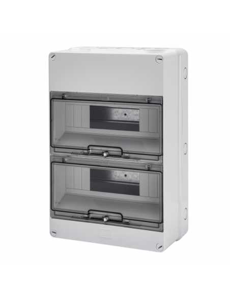 Coffret saillie modulaire IP55                                                                                                                                                                           ELECTRICITE ACCESSOIRE HABITAT PETIT TERTI BOITES ENCAST.BANCHES ETANCHES GEWISS FRANCE SA