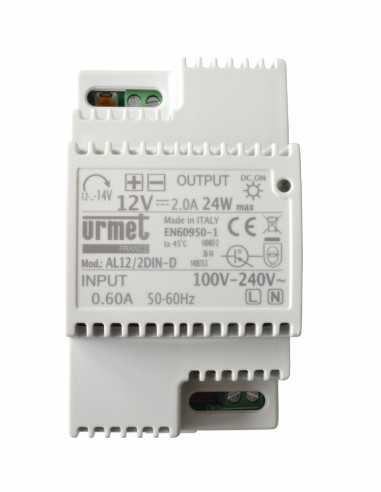 Alimentation régulée 12 Vcc - 2 A                                                                                                                                                                        ELECTRICITE COURANT FAIBLES ET VDI CONTROLE ACCES ET INTERPHONIE URMET FRANCE -YOKIS