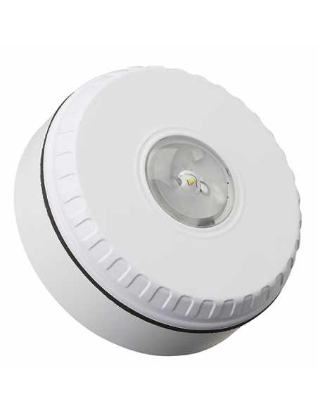 DIFLUM LED rouge SOLISTA mural/plafond IP33                                                                                                                                                              ELECTRICITE COURANT FAIBLES ET VDI ALARME INCENDIE COOPER SECURITE SAS