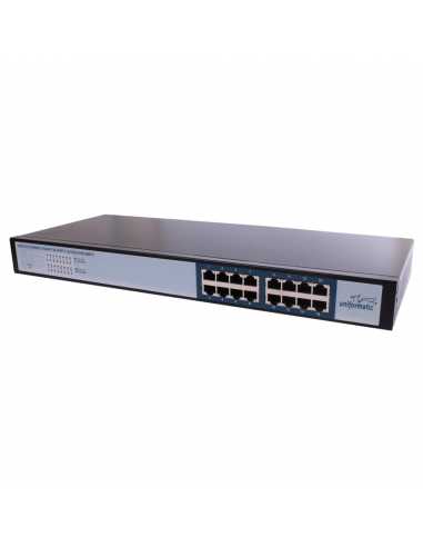 Switch rackable 16 ports UNIFORMATIC                                                                                                                                                                     ELECTRICITE COURANT FAIBLES ET VDI VDI UNIFORMATIC