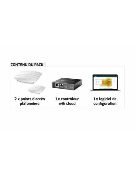 Pack essentiel point d'accès WI-FI                                                                                                                                                                       ELECTRICITE COURANT FAIBLES ET VDI BAIE DE BRASSAGE/FIBRE UNIFORMATIC