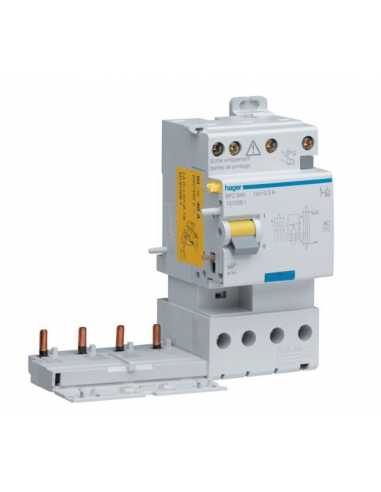 Bloc différentiel 2xsortie 4P 300mA .                                                                                                                                                                    ELECTRICITE TERTIAIRE MODULAIRE 