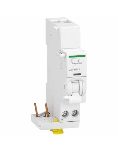 Bloc différentiel  ACTI9 VIGI iDT40 - 1P+N - 30mA - type AC                                                                                                                                     ELECTRICITE TERTIAIRE MODULAIRE 