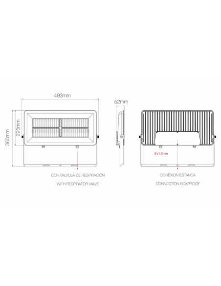 Projecteur POLARIS 200W                                                                                                                                                                                  ELECTRICITE ECLAIRAGE ECLAIRAGES EXTERIEUR BENEITO - FAURE LIGHTING S.L