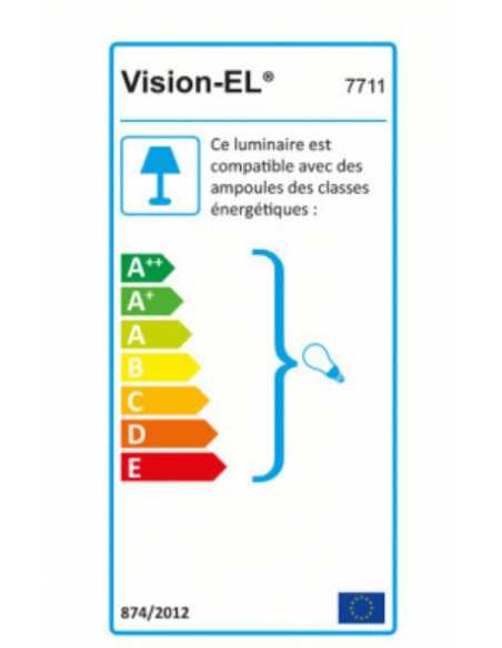 Collerette blanche 1/4 tour orientable                                                                                                                                                                   ELECTRICITE ECLAIRAGE ACCESSOIRES ECLAIRAGE MIIDEX LIGHTING