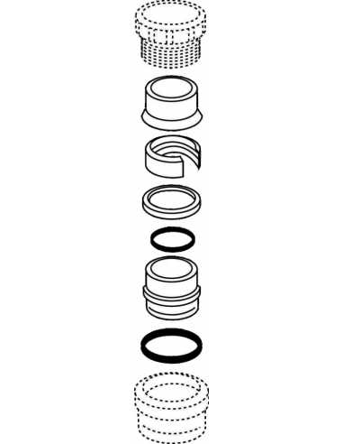 Réduction pour raccord DECA                                                                                                                                                                              PLOMBERIE RACCORDS CANALISATION PLOMBERI RACCORDS PE LAITON SFERACO SA