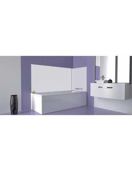 Habillage mural DECOFAST blanc extension droit 1 panneau                                                                                                                                                 SANITAIRE DOUCHE RECEVEUR DE DOUCHE SYNTHESE LAZER SARL