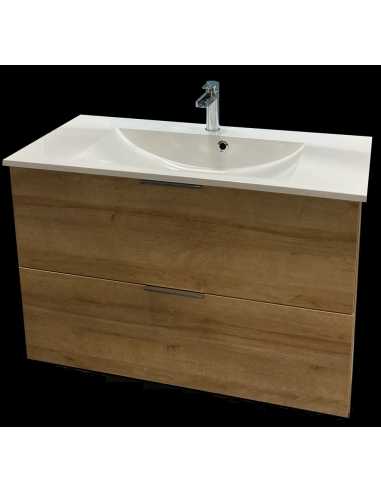 Caisson DOMAO 80cm 2 Tiroirs                                                                                                                                                                             SANITAIRE MEUBLE DE SALLE DE BAIN MEUBLE ET PLAN MDD BURGBAD FRANCE SAS