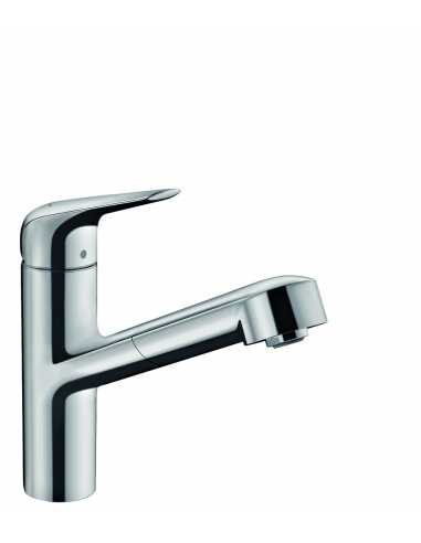 Mitigeur NOVUS évier 150 avec douchette                                                                                                                                                                  SANITAIRE ROBINETTERIE ROBINETTERIE CUISINE HANSGROHE SARL