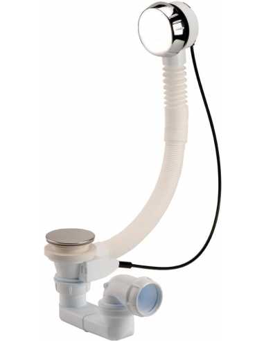 Vidage baignoire à cable TBR07 avec siphon articulé                                                                                                                                                      SANITAIRE EQUIPEMENT SANITAIRE VIDAGE NICOLL SAS