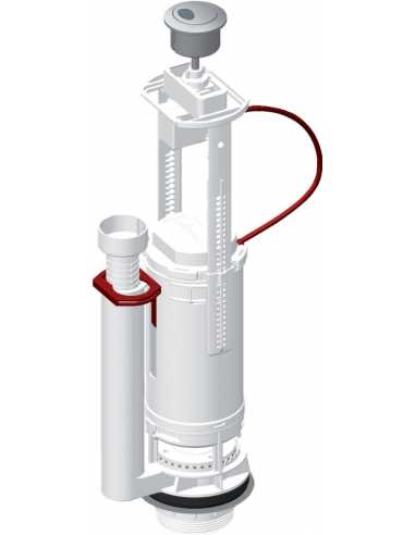 Mécanisme complet CLIP 6 + SX                                                                                                                                                                            SANITAIRE EQUIPEMENT SANITAIRE EQUIPEMENT WC DUBOURGEL -BEMIS