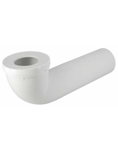 Pipe longue coudée mâle pour WC                                                                                                                                                                          SANITAIRE EQUIPEMENT SANITAIRE EQUIPEMENT WC NICOLL SAS