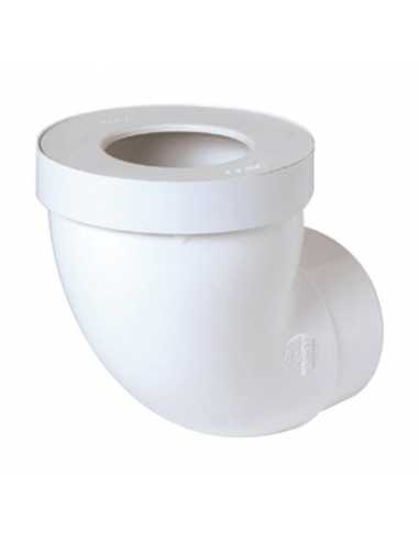 Pipe courte coudée mâle pour WC                                                                                                                                                                          SANITAIRE EQUIPEMENT SANITAIRE EQUIPEMENT WC NICOLL SAS