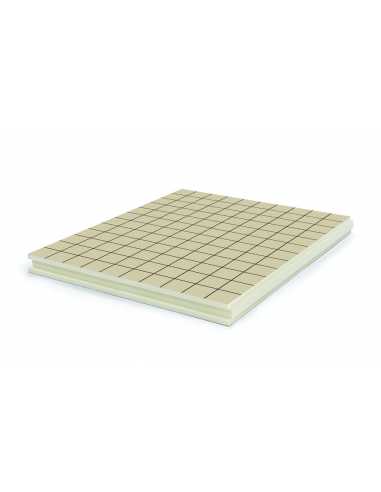 Dalle plane d'isolation de sol ELEAFIX                                                                                                                                                                   THERMIQUE EMETTEUR CORPS DE CHAUFFE ISOLANT PLANCHER CHAUFFANT THERMACOME