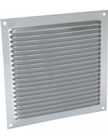 Grille à visser en aluminium anodisé sous blister                                                                                                                                                        THERMIQUE VENTILATION GRILLE VENTILATION NICOLL SAS