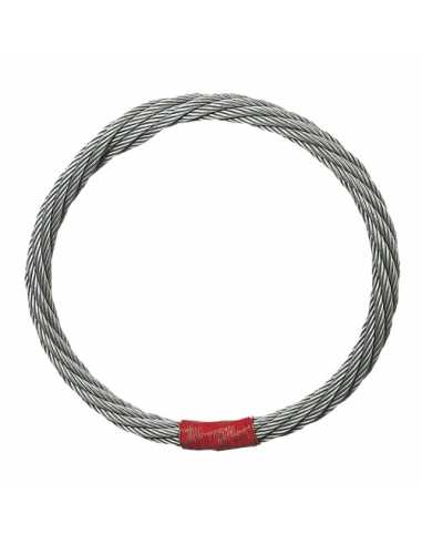 Elingue câble sans fin façon estrope grelinée                                                                                                                                                            QUINCAILLERIE LEVAGE CABLE P.M.S. INDUSTRIE