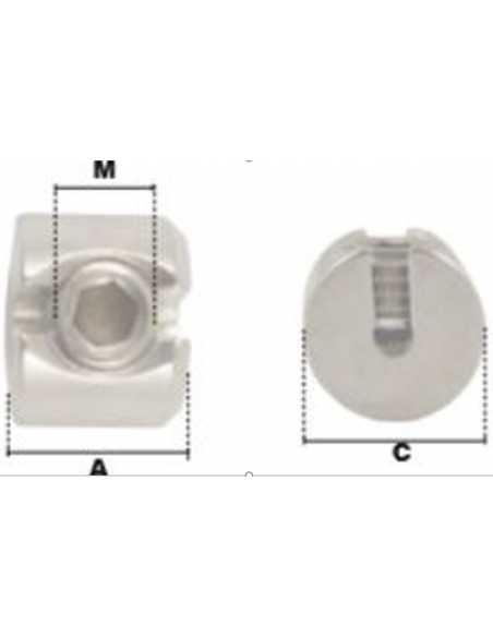 Bague d'arrêt pour câble inox                                                                                                                                                                            QUINCAILLERIE LEVAGE ACCESSOIRES CABLE PRAMAC SAS