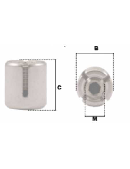 Serre câble croisillon inox                                                                                                                                                                              QUINCAILLERIE LEVAGE ACCESSOIRES CABLE PRAMAC SAS