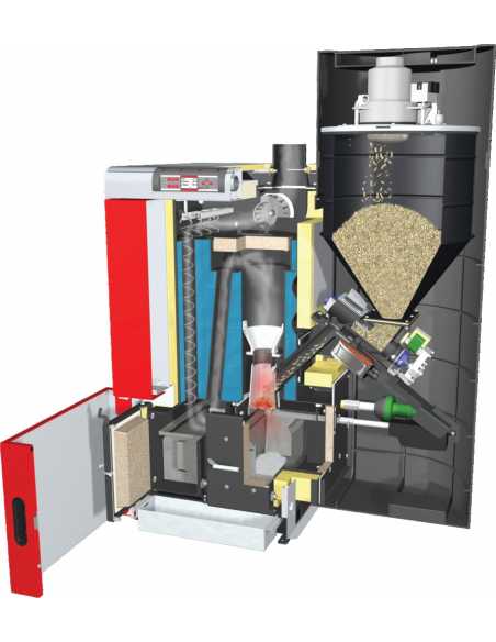 Chaudière à granulés P4                                                                                                                                                                                  THERMIQUE BIOMASSE CHAUDIERE GRANULES