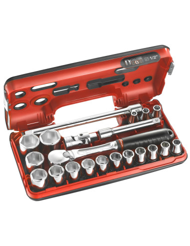 Coffret de douille 6 pans 1/2 de 8 à 32                                                                                                                                                                  QUINCAILLERIE OUTILLAGE OUTILLAGE MAIN STANLEY BLACK ET DECKER FRANCE