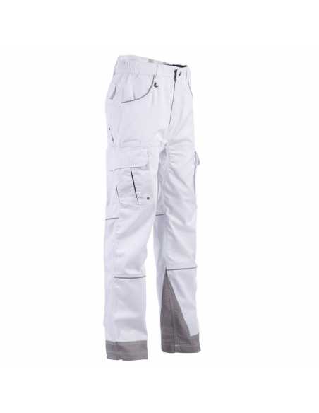 Pantalon multipoches ANTRAS blanc/gris                                                                                                                                                                   QUINCAILLERIE EPI CORPS