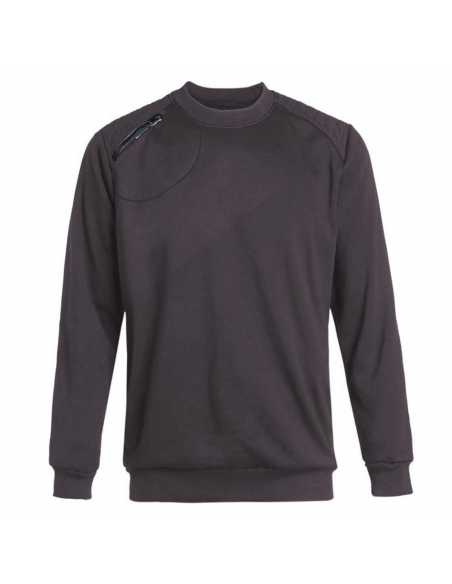 Pull col rond LEON gris                                                                                                                                                                                  QUINCAILLERIE EPI CORPS