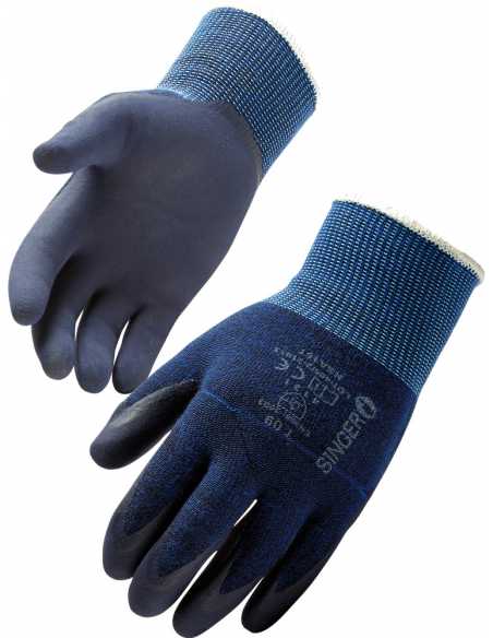 Gant nitrile fourré bleu                                                                                                                                                                                 QUINCAILLERIE EPI MAIN