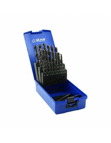 Coffret forets acier                                                                                                                                                                                     QUINCAILLERIE PERCAGE ET COUPE PERCAGE FER IZAR CUTTING TOOLS SAL