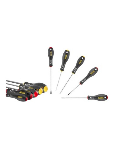 Jeu 5 tournevis FATMAX                                                                                                                                                                                   QUINCAILLERIE OUTILLAGE OUTILLAGE MAIN STANLEY BLACK ET DECKER FRANCE