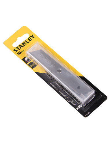 Lame de cutter 18 mm                                                                                                                                                                                     QUINCAILLERIE OUTILLAGE MATERIEL DE CHANTIER STANLEY BLACK ET DECKER FRANCE