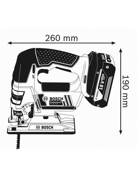 Scie sauteuse GST 18 V-LI SOLO                                                                                                                                                                           QUINCAILLERIE ELECTRO PORTATIF MACHINE BATTERIE BOSCH ROBERT FRANCE SA