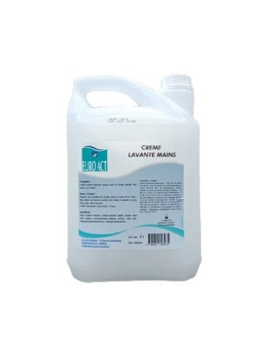 Savon crème nacrée 5L                                                                                                                                                                                    QUINCAILLERIE OUTILLAGE HYGIENE ET ENTRETIEN CRISTAL HYGIENE SASSENAGE